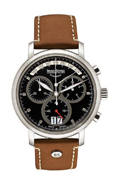 Bruno Söhnle Ceas Bruno Sohnle Marcato 17-13143-841, carcasa 44mm, cadran neg...