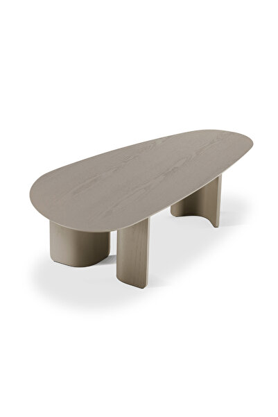 homez mooca centre table, grey 130*60*35 cm