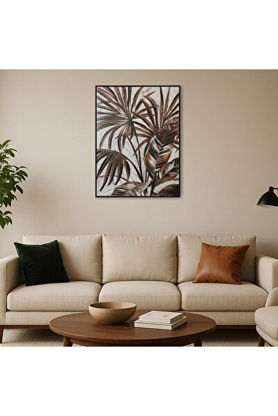 homez wall art framed plants canvas 90*120cm