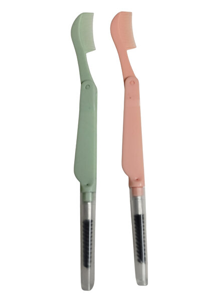 Melantis Scalloped Mascara Brush, Openable and Closeable, 2-Piece