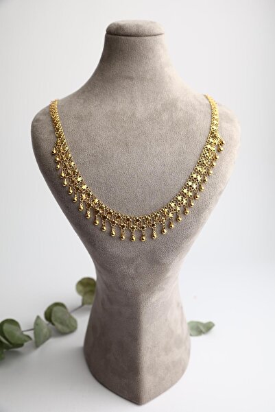 Narin Mücevherat Nar-in Altın Mücevherat Yöresel Kişniş Model Altın Kolye