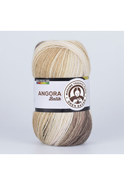 Ören Bayan Angora Batik El Örgü İpi | 0851 | Batik Desenli, Tiftikli ve Yumuş...