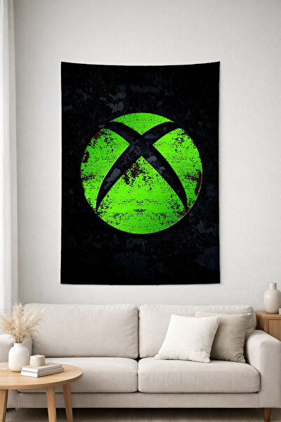 HalıOnline Gamer Konsol Desenli Duvar Örtüsü Duvar Halısı