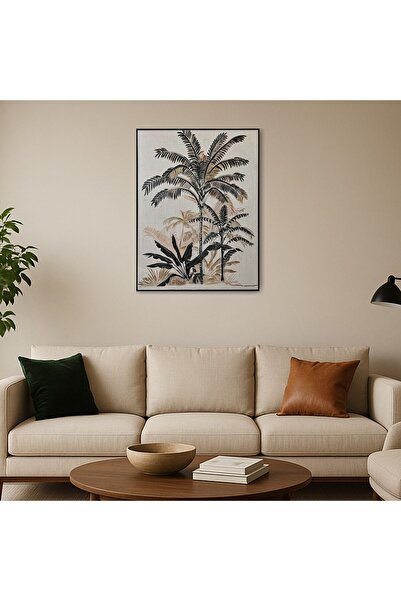homez wall art framed pine tree canvas 90*120cm