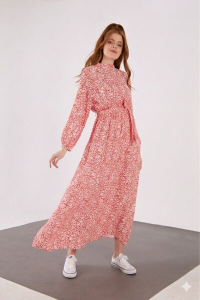 ZAZZONİ WAIST BUTTON DRESS