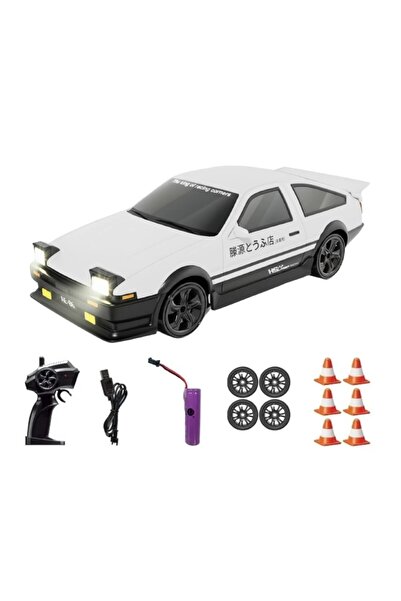 Pasifik Hstar Uzaktan Kumandalı Işıklı Drift Arabası AE86 Beyaz