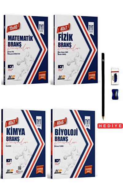 Hız ve Renk Yayınları Tyt Matematik15*40-Fizik40*7-Kimya40*7-Biyoloji40*6 Bra...