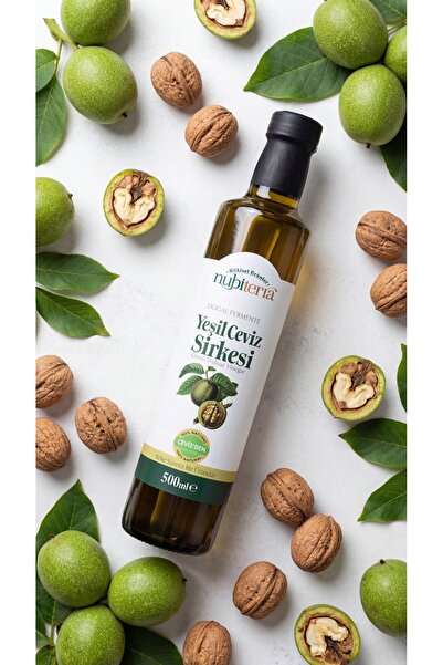 nubiterra Yeşil Ceviz Sirkesi 500 ml (Doğal Fermantasyon)