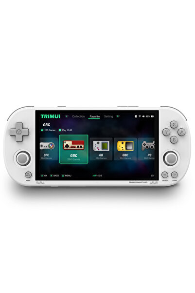 Choice بدون بطاقة (0 ألعاب) جهاز ألعاب محمول ذكي أبيض من نوع Trimui Smart Pro...