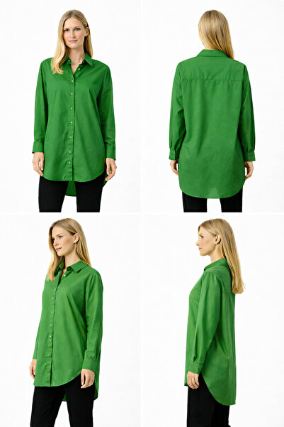 NAR ÇİÇEĞİ GİYİM Oversize Gömlek Tunik