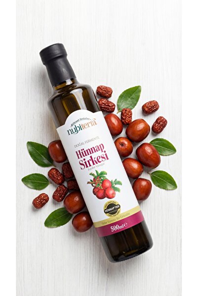 nubiterra Hünnap Sirkesi 500 ml (Doğal Fermantasyon)