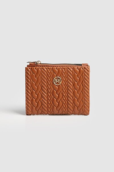 Store محفظة جلدية نسائية مريحة منقوشة من مونى موديل