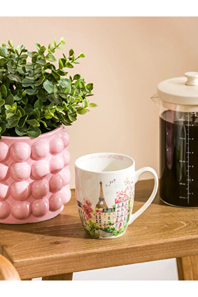 LC Waikiki Lcw Home Mixed Printed Porcelain Mug 320 ml