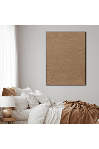 homez Homz Canvas Wall Painting, Brown 90*120*4.5 Cm