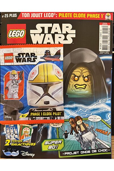 LEGO Star Wars Aylık Dergi - Phase 1 Clone Pilot Figür - Fransızca