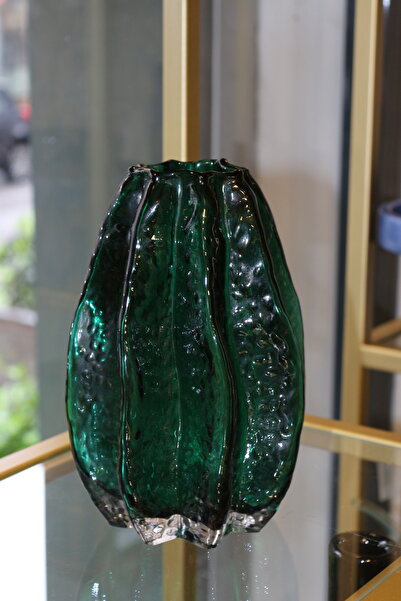 tuan design YEŞİL VAZO 12X20 CM