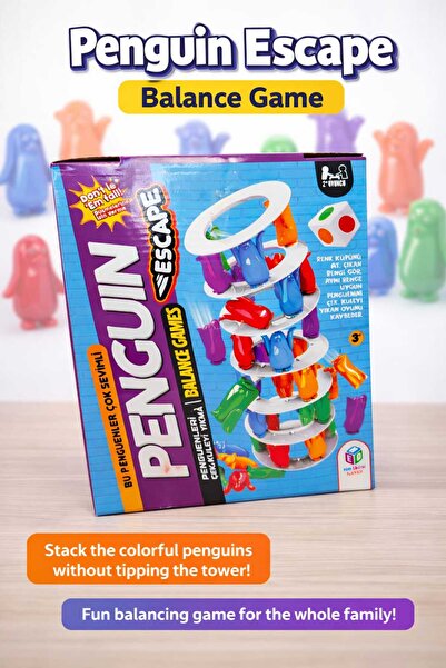 Hobi Eğitim Dünyası Penguin Escape – Penguenleri Çek Kuleyi Yıkma Eğitici Zek...