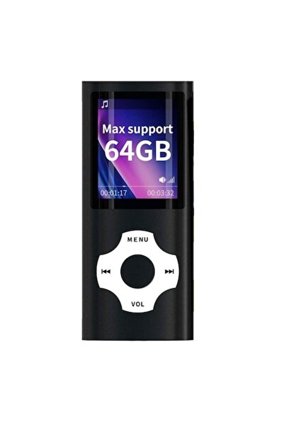 MYMAHDI Player MP3 și MP4 portabil de 64 GB, cu ecran LCD de 1,8 inci, suport...