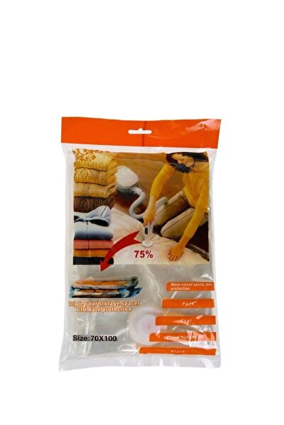 OEM 3 Vacuum bags for clothes, 70 x 100 cm, transparent, Easy to use
