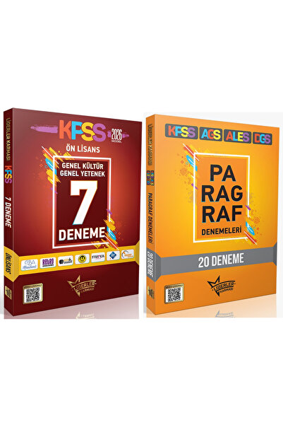 LİDERLER KARMASI 2026 KPSS AGS ALES DGS Paragraf 20 Deneme + KPSS Ön Lisans G...