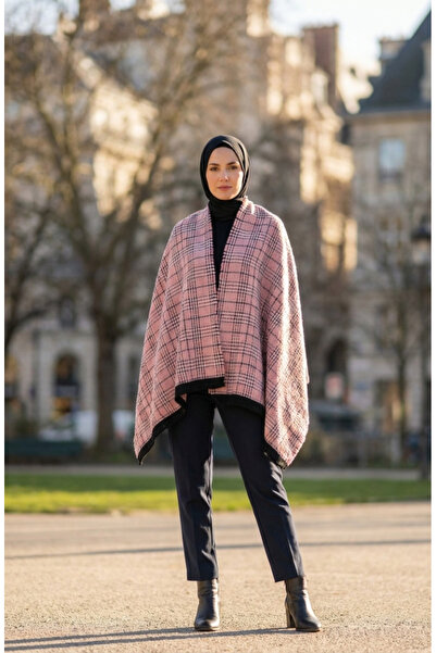 sefamerve Omuz Şal 1202-01 Gül Kurusu