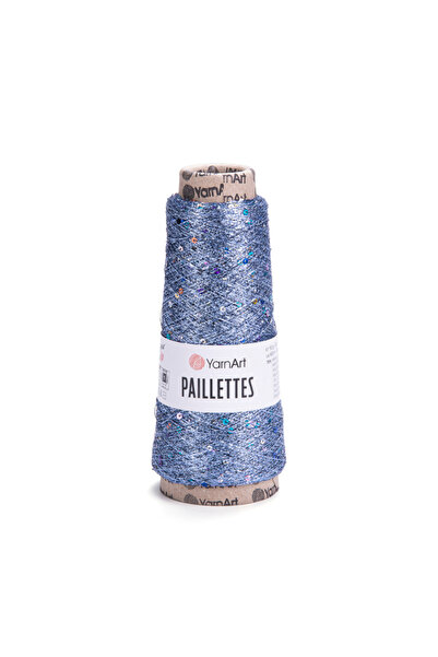 Yarnart Paillettes %75 Metalik Polyester %25 Payet – 50 g 800 m Işıltılı Örgü...