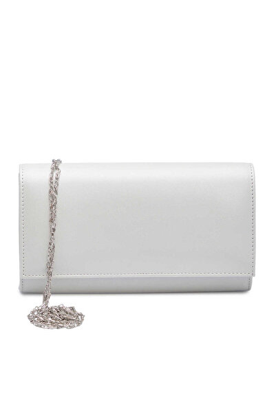 Tergan Beyaz Tekstil Kadın Abiye Çanta - S26Y1AB79525-Q3Y