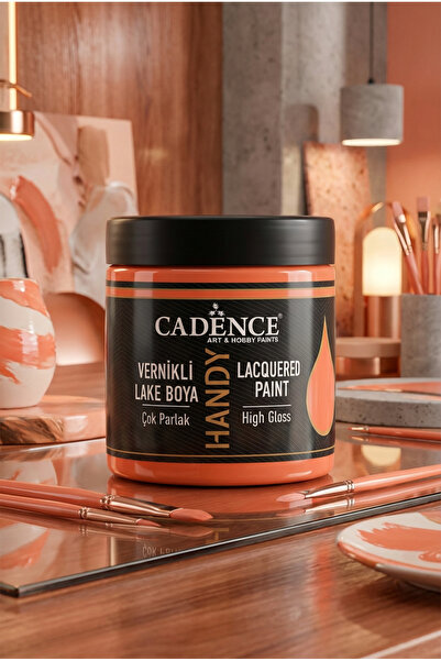Cadence Handy Lake Parlak L010 Turuncu 250 ml Boya Tüm Yüzeyler İçin Kokusuz ...