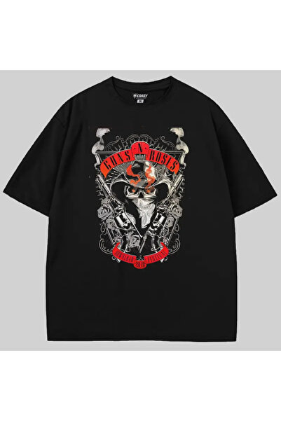 Crazy Guns N Roses Not In This Lifetime Оверсайз тениска