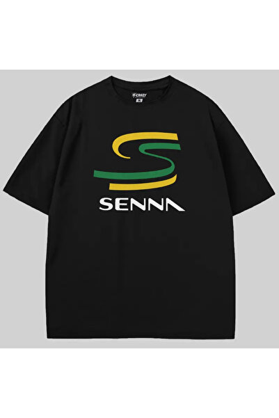Crazy Μπλουζάκι με λογότυπο Senna Brazil oversized