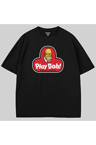 Crazy Μπλουζάκι The Simpsons Homer Simpsons Play Doh oversized