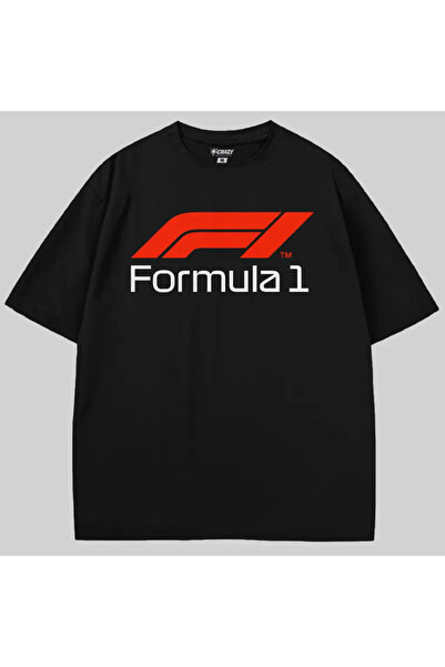 Crazy Formula 1 Logo Oversized T-Shirt