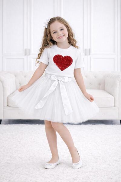 Kuraff Giyim Girl's 23 April 29 October Tutu Skirt and T-Shirt (Butt Cover an...