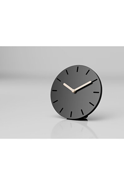 Vuslat Hediyelik Masa Üstü dekoratif Saat (15x15 cm) Siyah