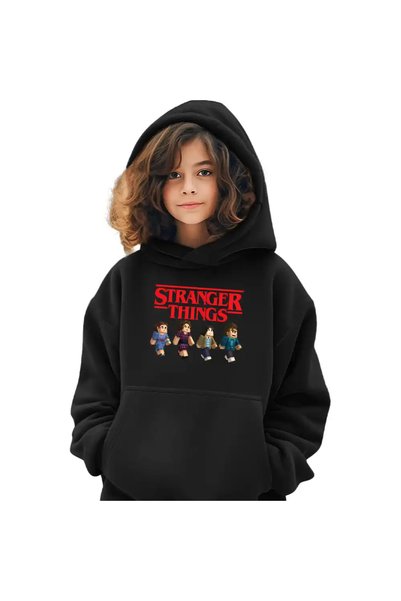 OEM Hanorac Copii Fete Stranger Things in Roblox Minecraft Abis