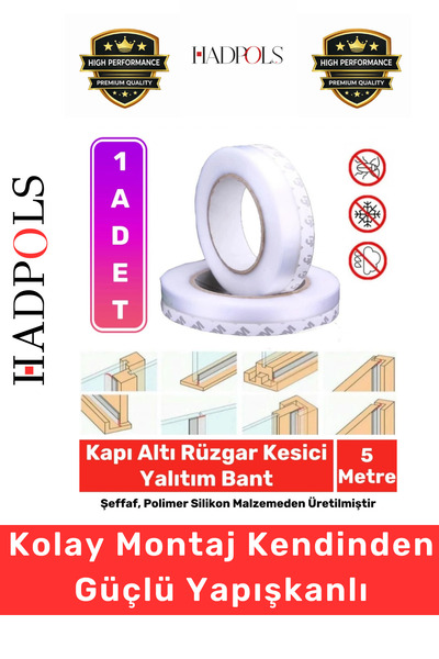 HadPols #Yalıtım Rüzgar Ses Böcek Toz Önleyici Kapı Pencere Isı Izolasyon Şef...