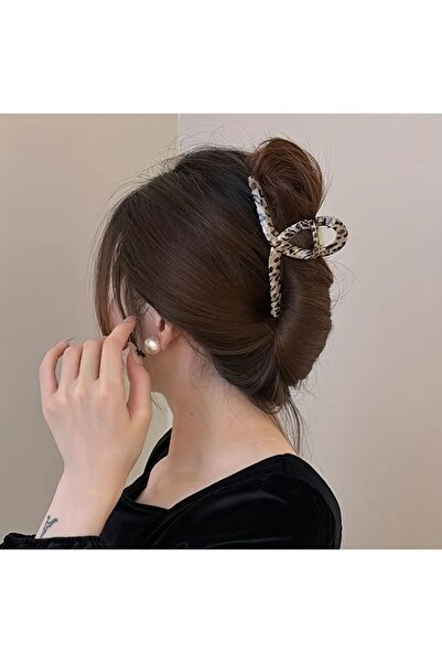 GÜLPEŞE Leopard Patterned Latch Buckle New Trend-06