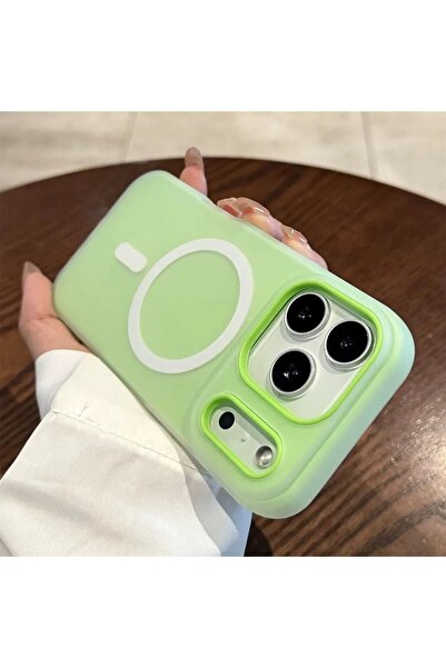 Flippy Husa Jelly Magnetic 2in1, Flippy, pentru iPhone 17, Magsafe, Verde