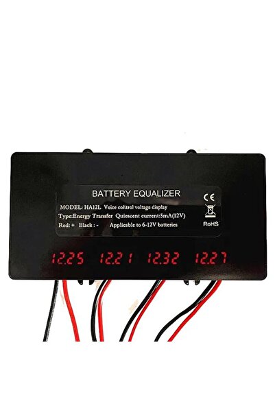 ELMHURST Egalizator de baterii de 48V pentru panouri fotovoltaice, afișaj LCD...