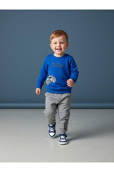 Zekids Boy's Cotton Legend Printed Tracksuit Set