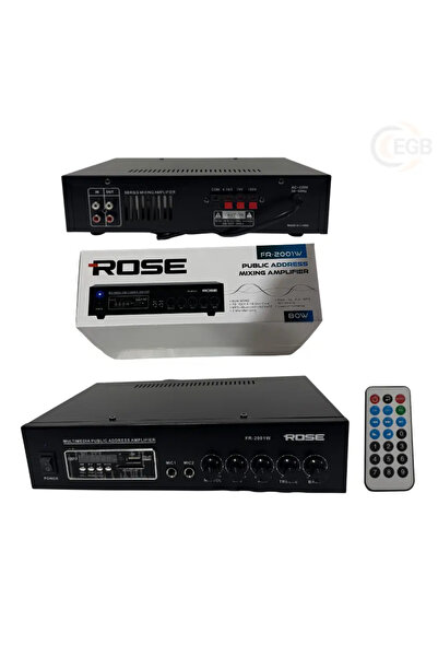 Rose FR-2001W 80W MONO ANFİ