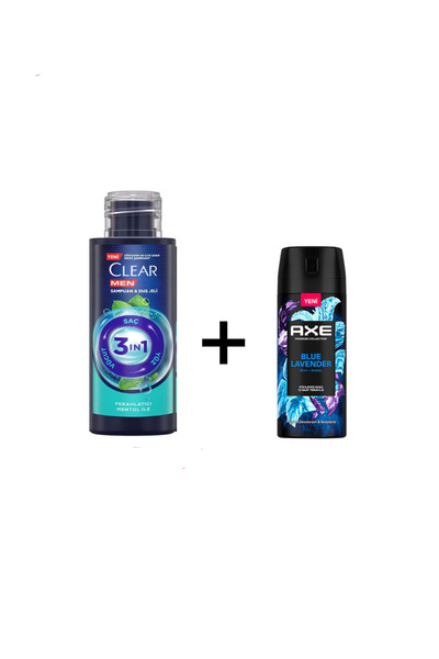 Axe Blue lavender 35 ML & Clear Mentol 3N1 90 ML