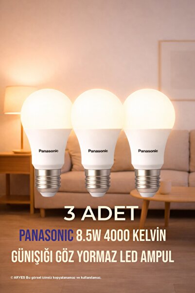 PANASONIC 4000K Doğal Günışığı – Sabah Gibi Ferah, Dengeli ve Göz Yormayan Işık