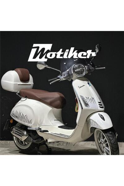 Motiker Vespa Justin Bieber Orjinal Tasarım Sticker Etiket Modeli