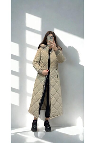 Karadağ MODA NUR KAPŞONLU KAPİTONE MONT