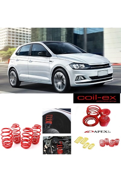 X POWER TUNİNG VW POLO 2017-2023 MK6 COİL-EX 3.5 CM HELEZON SPOR YAY