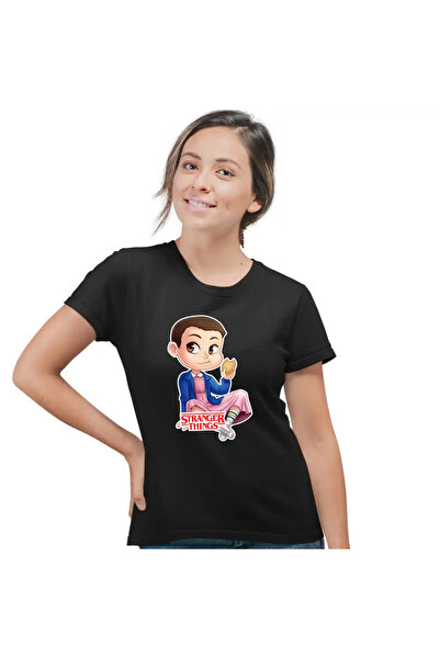 OEM Stranger Things Jane Eleven Women's T-Shirt Cartoon Drawings