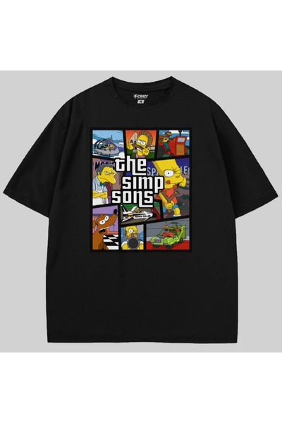 Crazy Μπλουζάκι The Simpsons Gta oversized