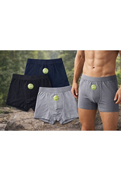 QULAT بوكسر رجالي مصنوع من 96% بامبو و4% ليكرا يسمح بالتهوية - نسيج ناعم، لا ...