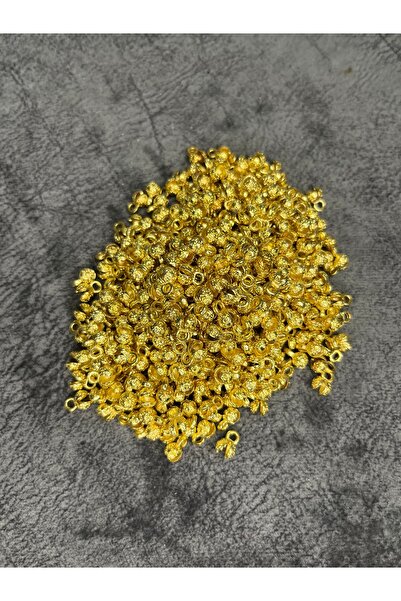 Mos Tespih 10 Adet 6mm Sarı Gold Tesbih Kapama Aparatı